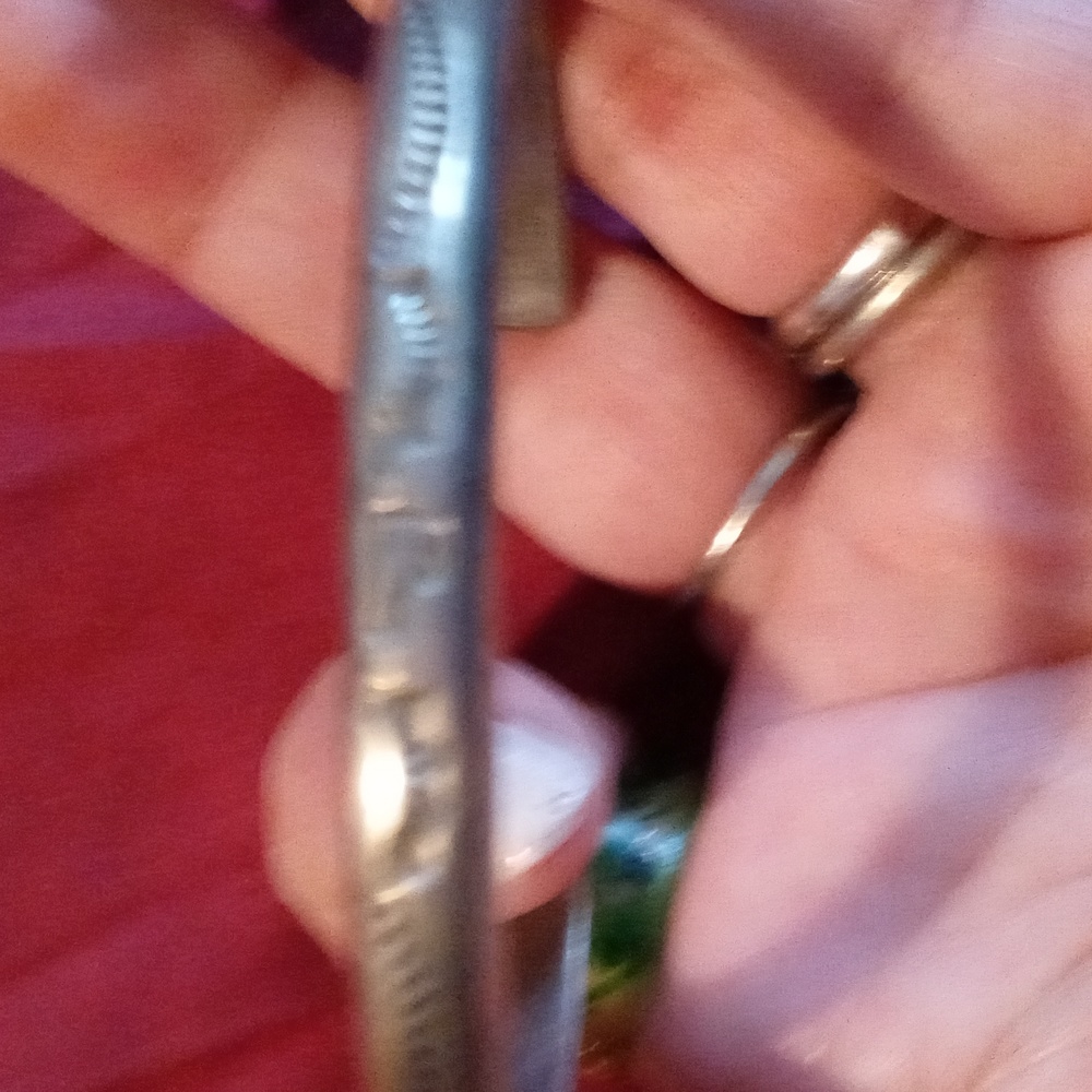 Vintage Solid Sterling Silver Braclet - image 2